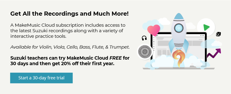 Try MakeMusic Cloud for 30 Days