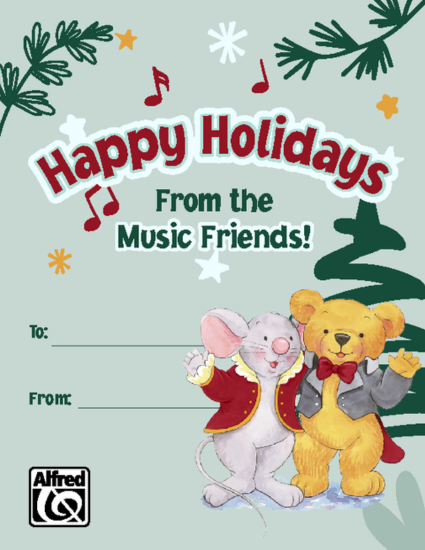 Music for Little Mozarts Holiday Cards